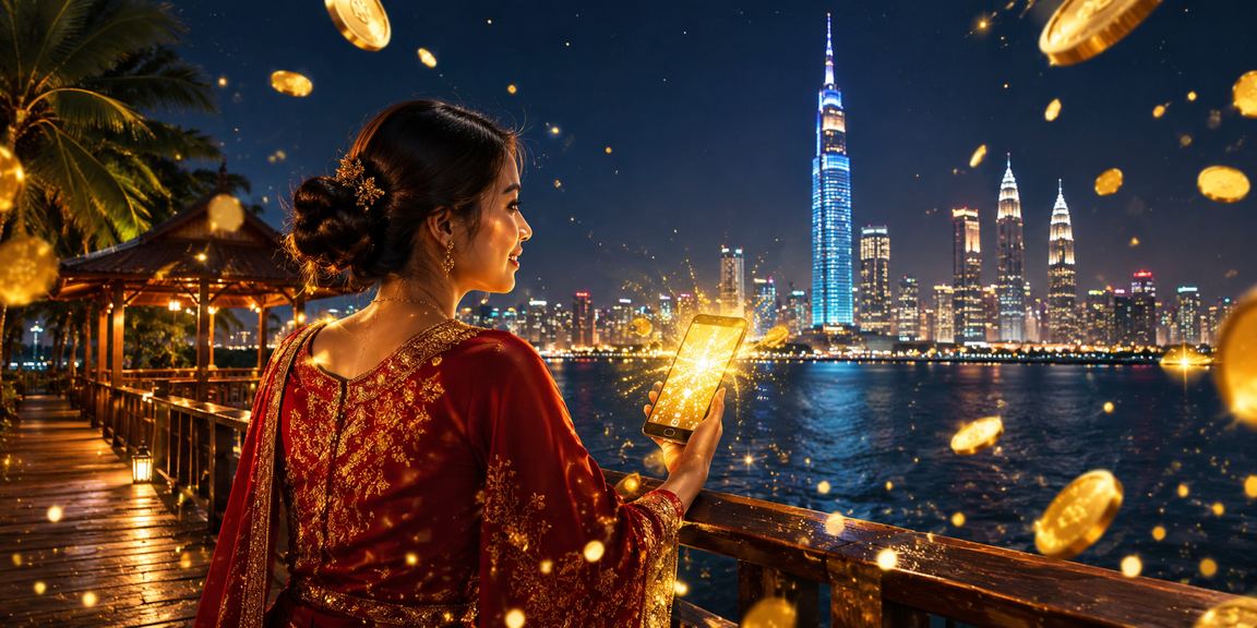 Pengguna Kuala Lumpur log masuk ke akaun kasino 80000 pada telefon bimbit semasa Hari Raya